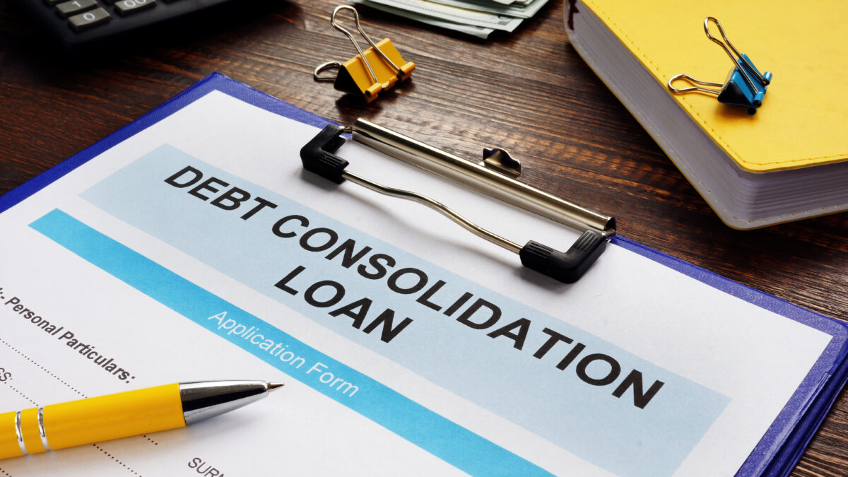 get debt consolidation loan form